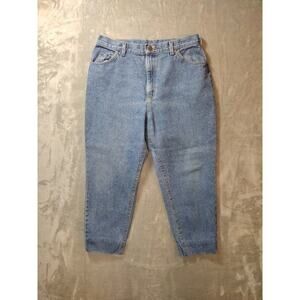 Vintage Lee Jeans Womens 18P Mid Rise Straight Leg Cropped Y2K Retro USA